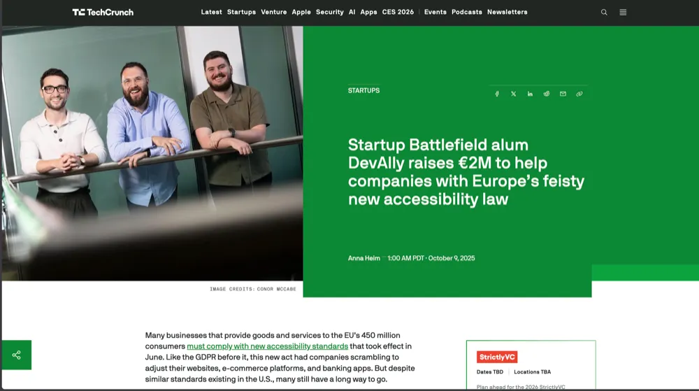 Punchy PR client featured in TechCrunch