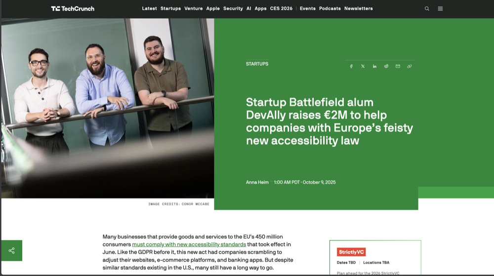Punchy PR client featured in TechCrunch